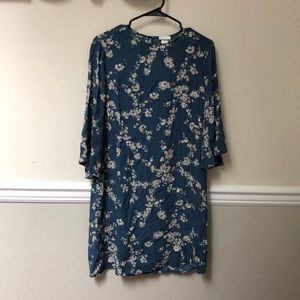 Floral shift dress